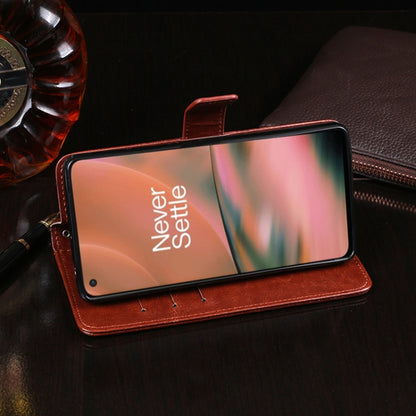 idewei Crazy Horse Texture Horizontal Flip Leather Case with Holder & Card Slots & Wallet For OnePlus Nord 2 5G(Brown) by idewei