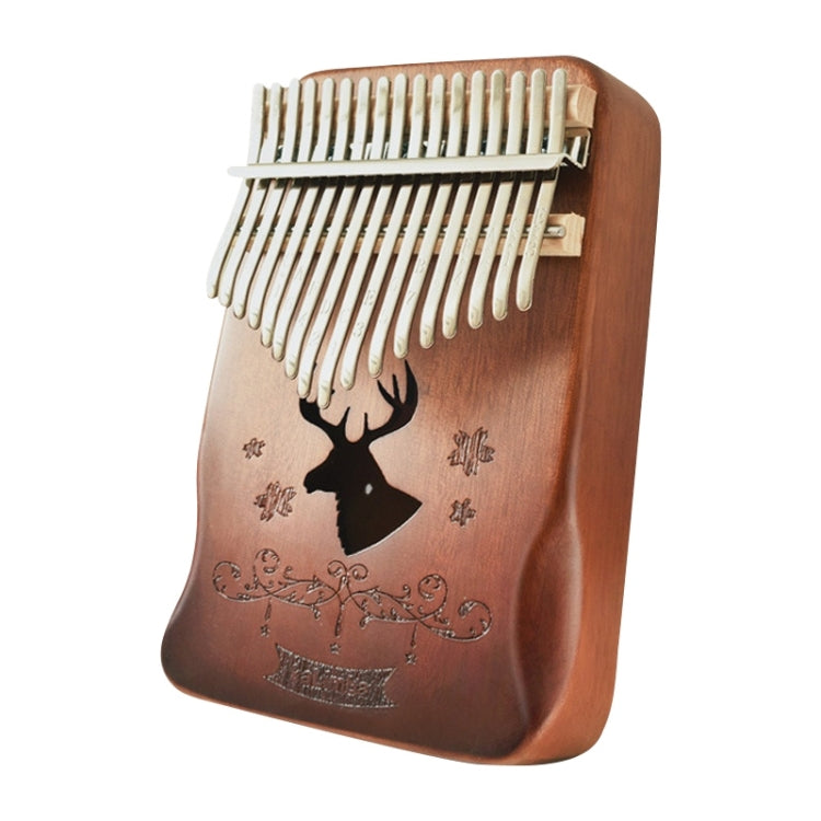 17 Tone Acacia Wood Thumb Piano Kalimba Musical Instruments(Brown-Reindeer) by bashfashion