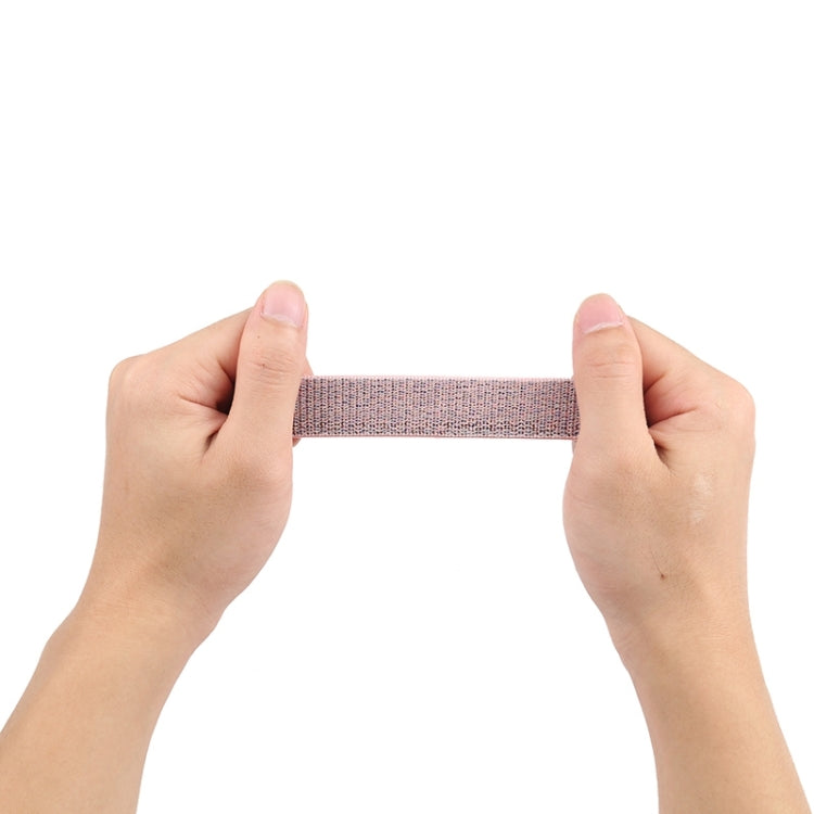 Single Lap Nylon Watch Band, Size: M 145mm For Apple Watch Series 9&8&7 41mm / SE 3&SE 2&6&SE&5&4 40mm / 3&2&1 38mm(Seven Colors) by bashfashion