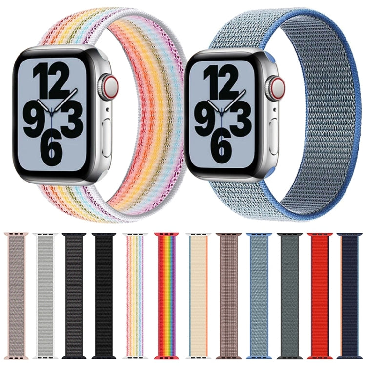 Single Lap Nylon Watch Band, Size: XS 135mm For Apple Watch Ultra 49mm&Watch Ultra 2 49mm / Series 9&8&7 45mm / SE 3&SE 2&6&SE&5&4 44mm / 3&2&1 42mm(Dark Navy Blue) by bashfashion
