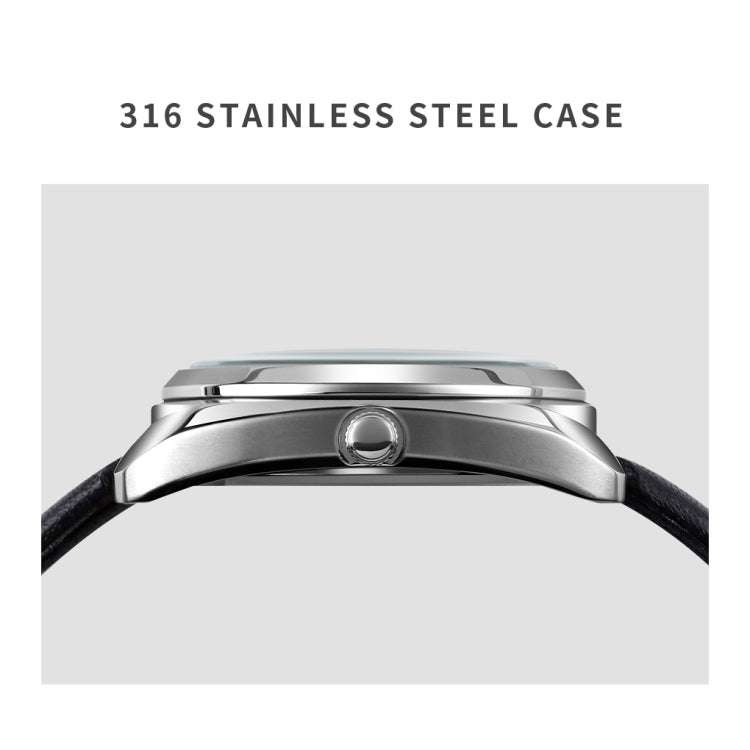 SKMEI Q029 Ladies Phone Number Pattern Dial Leather Strap Quartz Watch(Orange) by SKMEI