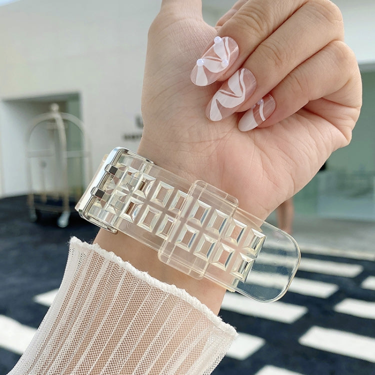 Discoloration in Light Watch Band For Apple Watch Ultra 49mm&Watch Ultra 2 49mm / Series 9&8&7 45mm / SE 3&SE 2&6&SE&5&4 44mm / 3&2&1 42mm(Yellow) by bashfashion