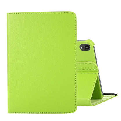 For iPad mini 6 / mini 2024 360 Degree Rotation Litchi Texture Flip Leather Tablet Case with Holder(Green) by bashfashion