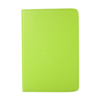For iPad mini 6 / mini 2024 360 Degree Rotation Litchi Texture Flip Leather Tablet Case with Holder(Green) by bashfashion