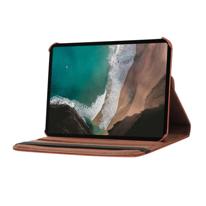 For iPad mini 6 / mini 2024 360 Degree Rotation Litchi Texture Flip Leather Tablet Case with Holder(Green) by bashfashion