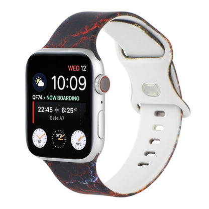 8-buckle Printed Strap Watch Band For Apple Watch Ultra 49mm&Watch Ultra 2 49mm / Series 9&8&7 45mm / SE 3&SE 2&6&SE&5&4 44mm / 3&2&1 42mm(Lightning) by bashfashion