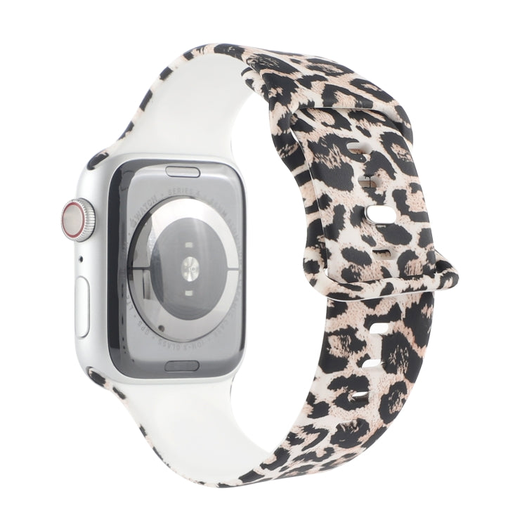 8-buckle Printed Strap Watch Band For Apple Watch Ultra 49mm&Watch Ultra 2 49mm / Series 9&8&7 45mm / SE 3&SE 2&6&SE&5&4 44mm / 3&2&1 42mm(Leopard) by bashfashion