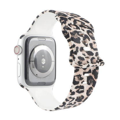 8-buckle Printed Strap Watch Band For Apple Watch Ultra 49mm&Watch Ultra 2 49mm / Series 9&8&7 45mm / SE 3&SE 2&6&SE&5&4 44mm / 3&2&1 42mm(Leopard) by bashfashion