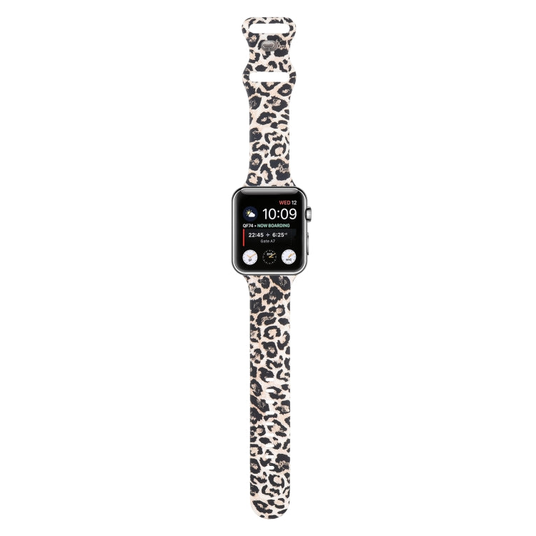 8-buckle Printed Strap Watch Band For Apple Watch Ultra 49mm&Watch Ultra 2 49mm / Series 9&8&7 45mm / SE 3&SE 2&6&SE&5&4 44mm / 3&2&1 42mm(Leopard) by bashfashion