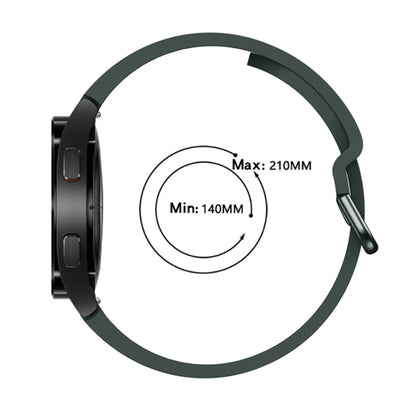 For Samsung Galaxy Watch4 40mm Universal Silicone Colorful Buckle Watch Band(Green) by bashfashion