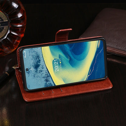 idewei Crazy Horse Texture Horizontal Flip Leather Case with Holder & Card Slots & Wallet For Nokia XR20 5G(Yellow) by idewei