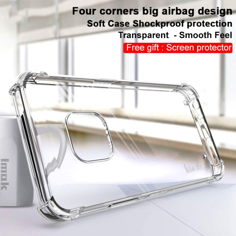 For Nokia XR20 IMAK All-inclusive Shockproof Airbag TPU Case with Screen Protector(Transparent) by imak