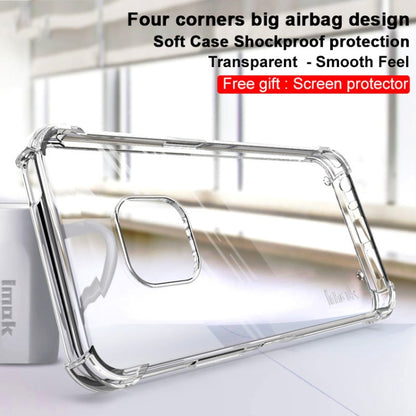 For Nokia XR20 IMAK All-inclusive Shockproof Airbag TPU Case with Screen Protector(Transparent) by imak