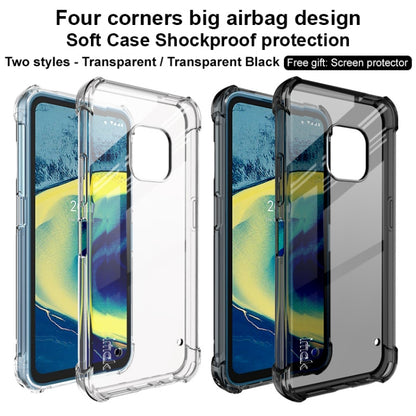 For Nokia XR20 IMAK All-inclusive Shockproof Airbag TPU Case with Screen Protector(Transparent) by imak
