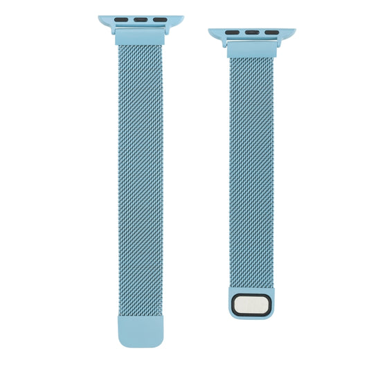 Small Waist Dual Section Milan Watch Band For Apple Watch Series 9&8&7 41mm / SE 3&SE 2&6&SE&5&4 40mm / 3&2&1 38mm(Emerald Green) by bashfashion