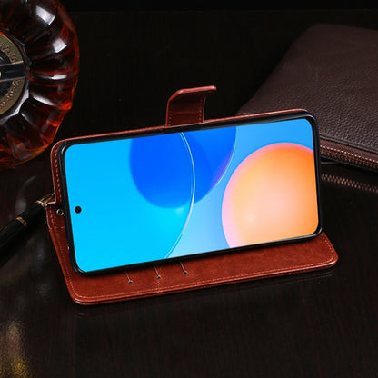 idewei Crazy Horse Texture Horizontal Flip Leather Case with Holder & Card Slots & Wallet For Honor Play 5T Pro(Rose Red) by idewei