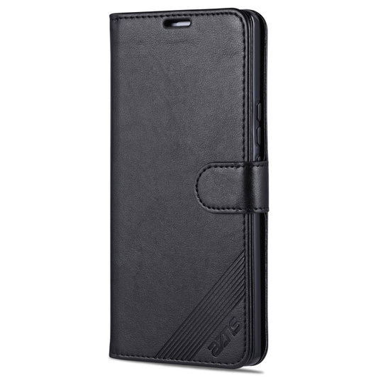 AZNS Sheepskin Texture Horizontal Flip Leather Case with Holder & Card Slots & Wallet For Honor 50(Black) by AZNS