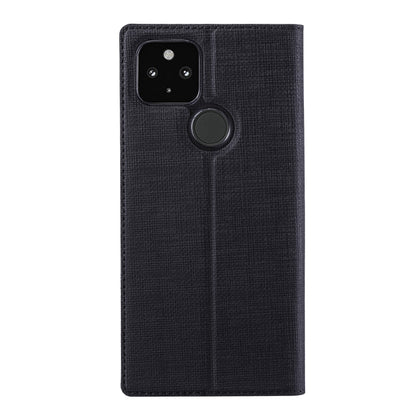For Google Pixel 5a ViLi DMX Series Shockproof TPU + PU Leather Magnetic Attraction Horizontal Flip Case with Card Slot & Holder(Black) by ViLi