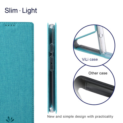 For Google Pixel 5a ViLi DMX Series Shockproof TPU + PU Leather Magnetic Attraction Horizontal Flip Case with Card Slot & Holder(Blue) by ViLi