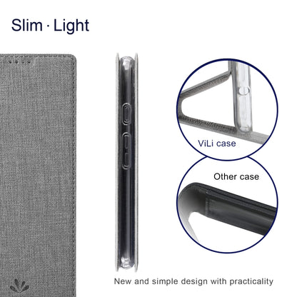 For Google Pixel 6 ViLi DMX Series Shockproof TPU + PU Leather Magnetic Attraction Horizontal Flip Case with Card Slot & Holder(Grey) by ViLi