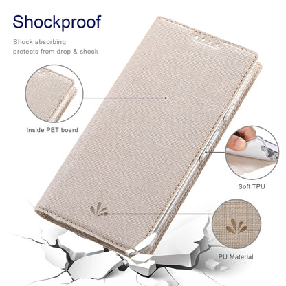 For Google Pixel 6 ViLi DMX Series Shockproof TPU + PU Leather Magnetic Attraction Horizontal Flip Case with Card Slot & Holder(Gold) by ViLi