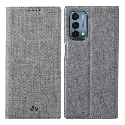 For OnePlus Nord N200 5G ViLi DMX Series Shockproof TPU + PU Leather Magnetic Attraction Horizontal Flip Case with Card Slot & Holder(Grey) by ViLi