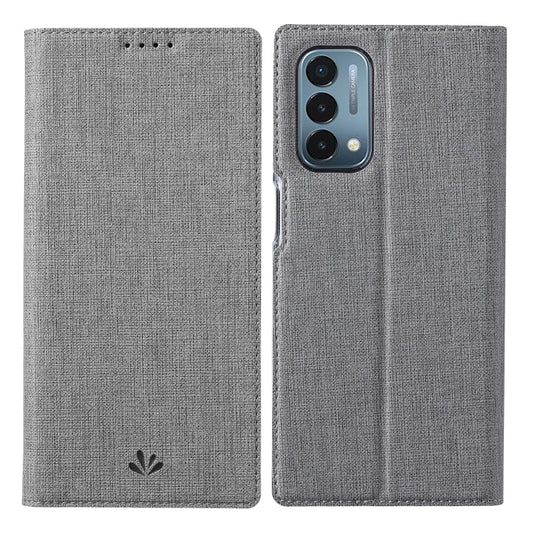 For OnePlus Nord N200 5G ViLi DMX Series Shockproof TPU + PU Leather Magnetic Attraction Horizontal Flip Case with Card Slot & Holder(Grey) by ViLi