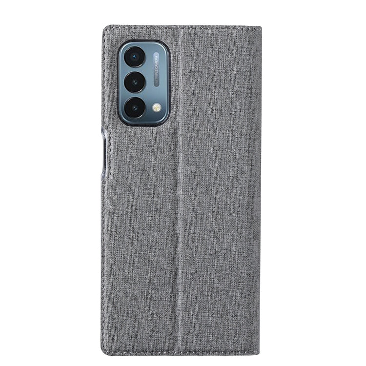 For OnePlus Nord N200 5G ViLi DMX Series Shockproof TPU + PU Leather Magnetic Attraction Horizontal Flip Case with Card Slot & Holder(Grey) by ViLi