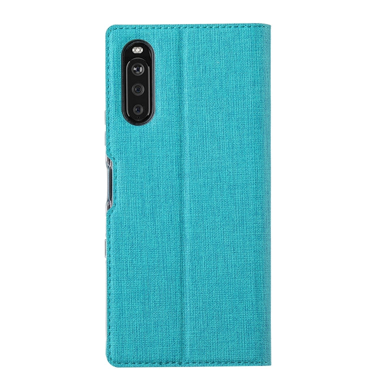 For Sony Xperia 10 III ViLi DMX Series Shockproof TPU + PU Leather Magnetic Attraction Horizontal Flip Case with Card Slot & Holder(Blue) by ViLi