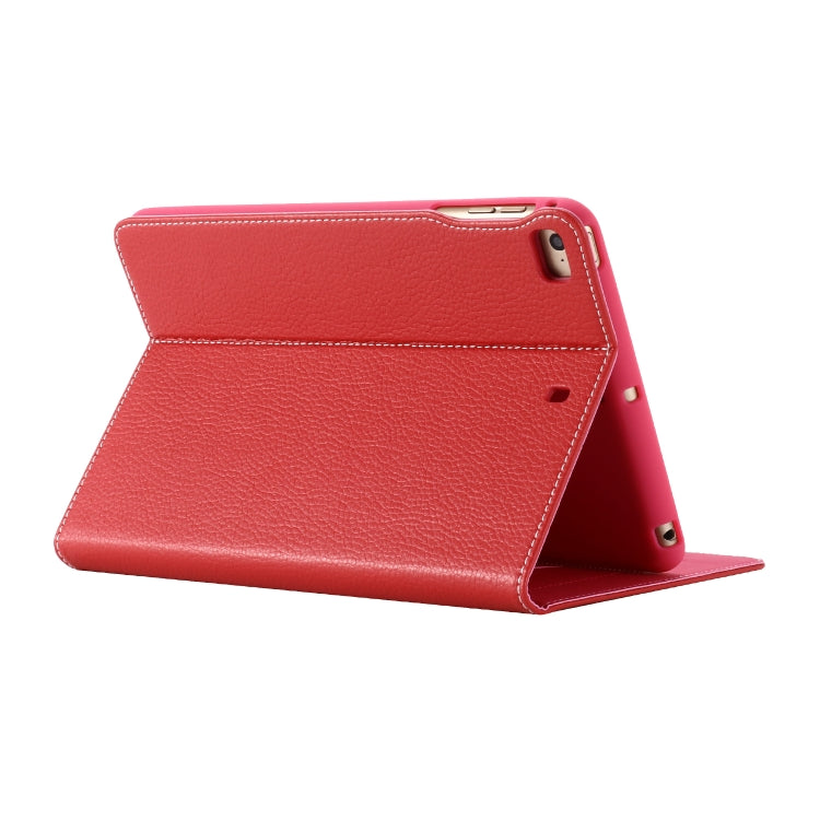 For iPad Mini 2019 & 4 & 3 & 2 & 1 GEBEI PU+TPU Horizontal Flip Protective Case with Holder & Card Slots(Red) by GEBEI