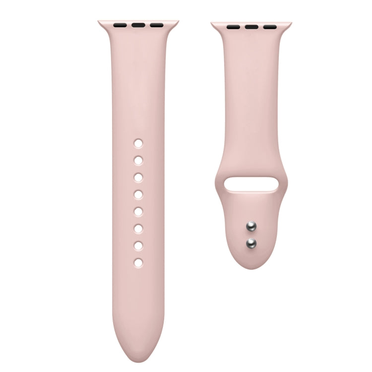 Double Nail Silicone Strap Watch Band For Apple Watch Ultra 49mm&Watch Ultra 2 49mm / Series 9&8&7 45mm / SE 3&SE 2&6&SE&5&4 44mm / 3&2&1 42mm(Silt) by bashfashion