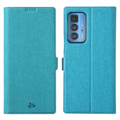 ViLi K Series Shockproof TPU + PU Leather Magnetic Buckle Horizontal Flip Case with Card Slots & Wallet & Holder For Motorola Moto Edge 20 Pro(Blue) by ViLi