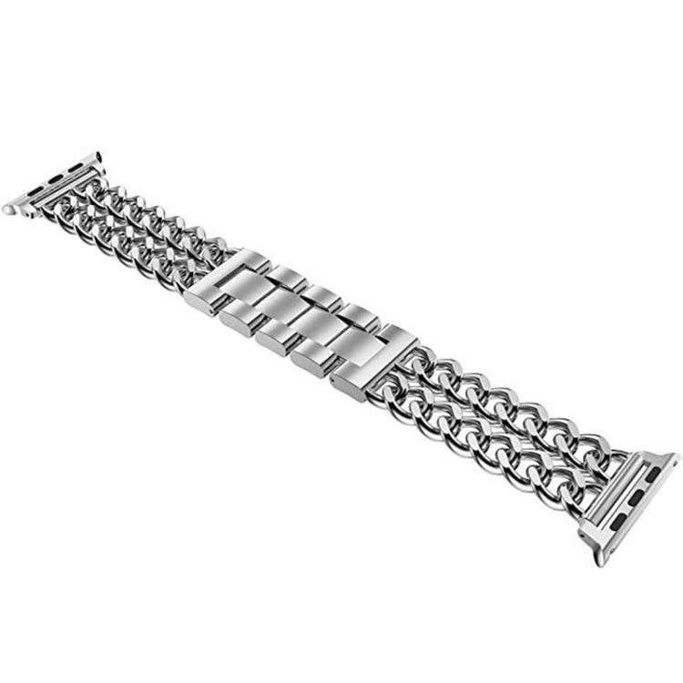 Metal Cowboy Watch Band For Apple Watch Ultra 49mm&Watch Ultra 2 49mm / Series 9&8&7 45mm / SE 3&SE 2&6&SE&5&4 44mm / 3&2&1 42mm(Silver) by bashfashion