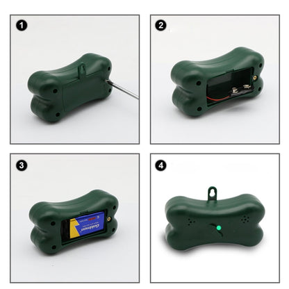 RC-518 Home Ultrasonic Dog Stop Barking Device(Dark Green) by bashfashion