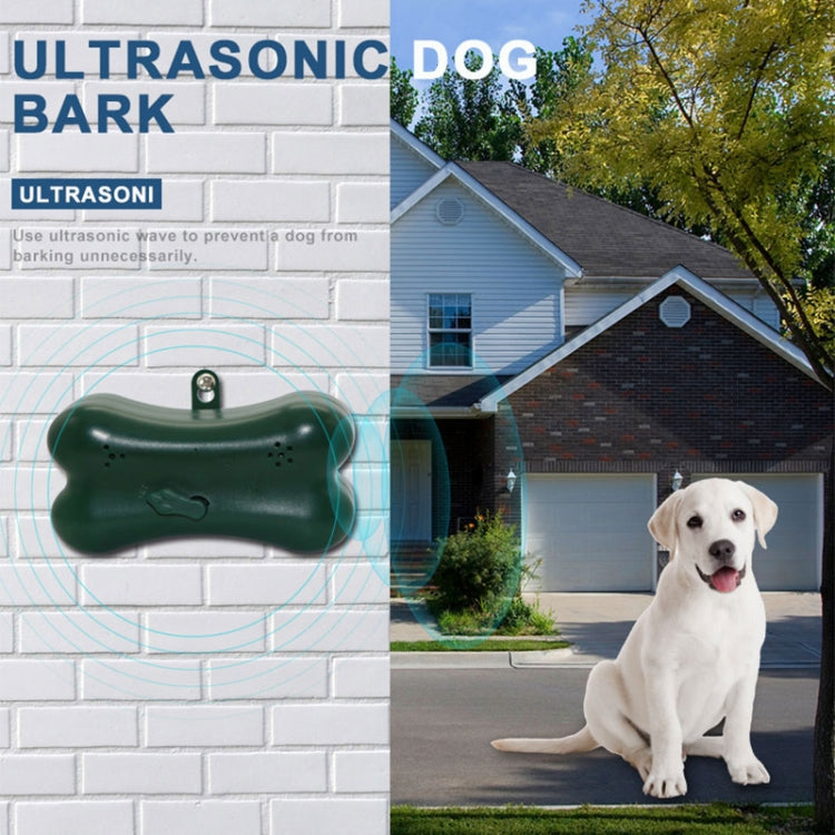 RC-518 Home Ultrasonic Dog Stop Barking Device(Dark Green) by bashfashion