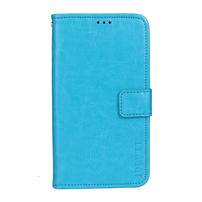 For Motorola Moto G60S idewei Crazy Horse Texture Horizontal Flip Leather Case with Holder & Card Slots & Wallet(Sky Blue) by idewei