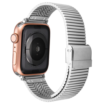 Multi-baht Steel Watch Band For Apple Watch Ultra 49mm&Watch Ultra 2 49mm / Series 9&8&7 45mm / SE 3&SE 2&6&SE&5&4 44mm / 3&2&1 42mm(Silver) by bashfashion