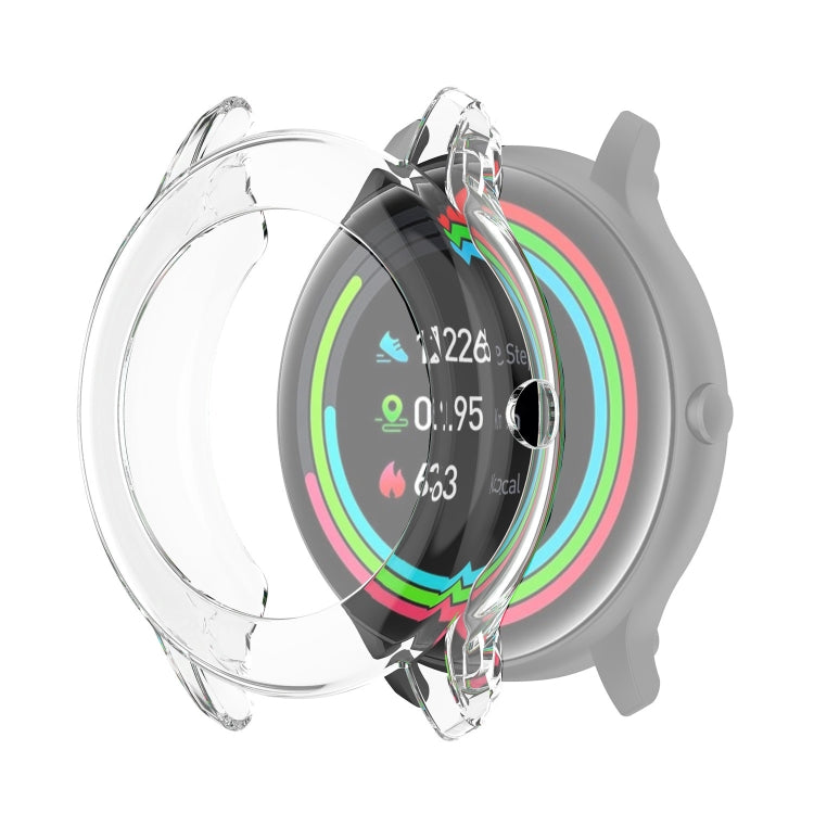 For Xiaomi IMILAB KW66 / YAMAY SW022 Half Coverage Hollowed TPU Protective Case(Transparent White) by bashfashion