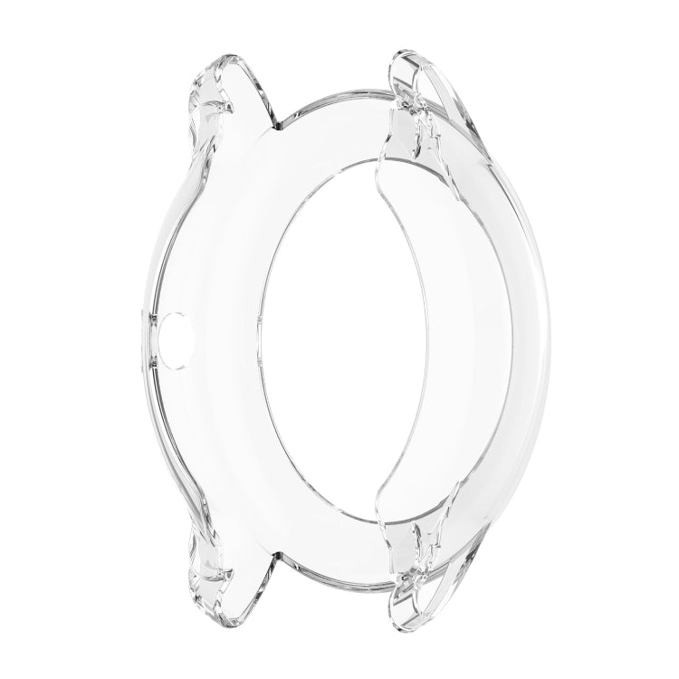 For Xiaomi IMILAB KW66 / YAMAY SW022 Half Coverage Hollowed TPU Protective Case(Transparent White) by bashfashion