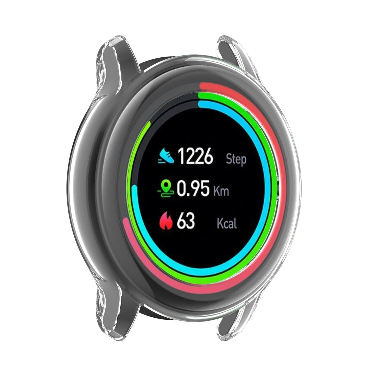 For Xiaomi IMILAB KW66 / YAMAY SW022 Half Coverage Hollowed TPU Protective Case(Transparent White) by bashfashion