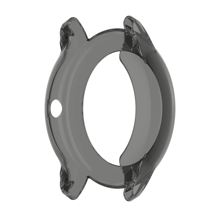 For Xiaomi IMILAB KW66 / YAMAY SW022 Half Coverage Hollowed TPU Protective Case(Transparent Black) by bashfashion