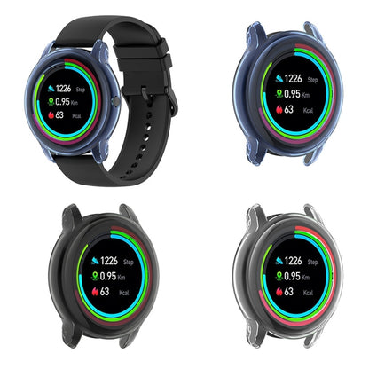 For Xiaomi IMILAB KW66 / YAMAY SW022 Half Coverage Hollowed TPU Protective Case(Transparent Black) by bashfashion