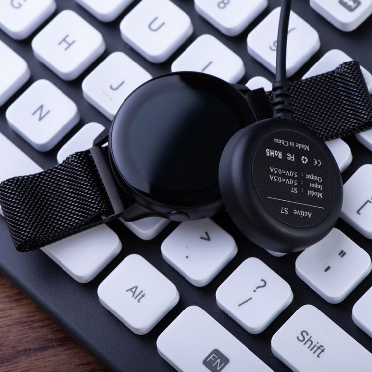 For Samsung Galaxy Watch Ultra 47mm USB Magnetic Watch Wireless Charging Cable(Black) by bashfashion