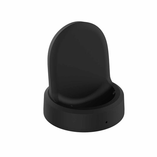 For Samsung Galaxy Watch4 Classic / Galaxy Watch4 Universal Silicone Charger Holder(Black) by bashfashion