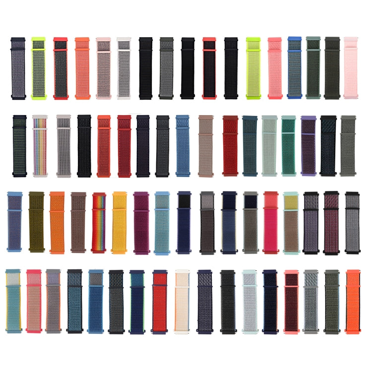 For Garmin Vivoactive 3 Nylon Loop Watch Band(Kumquat) by bashfashion