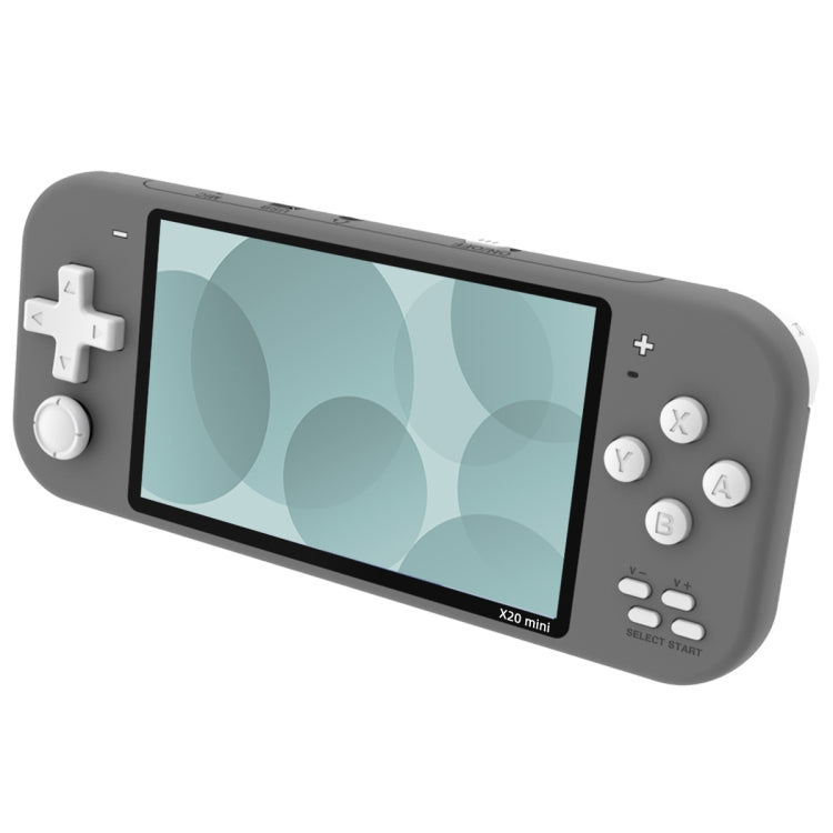 X20 mini Classic Games Handheld Game Console with 4.3 inch Screen & 8GB Memory(Grey) by bashfashion