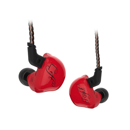 KZ ZSR 6-unit Ring Iron In-ear Wired Earphone, Standard Version(Red) by KZ