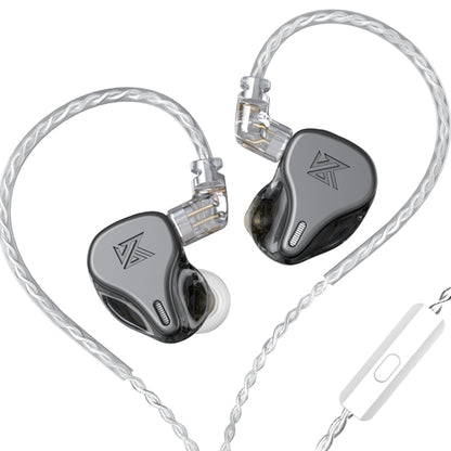 KZ DQ6 3-unit Dynamic HiFi In-Ear Wired Earphone With Mic(Grey) by KZ