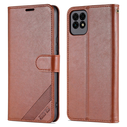 For Huawei Maimang 10 SE 5G AZNS Sheepskin Texture Horizontal Flip Leather Case with Holder & Card Slots & Wallet(Brown) by AZNS