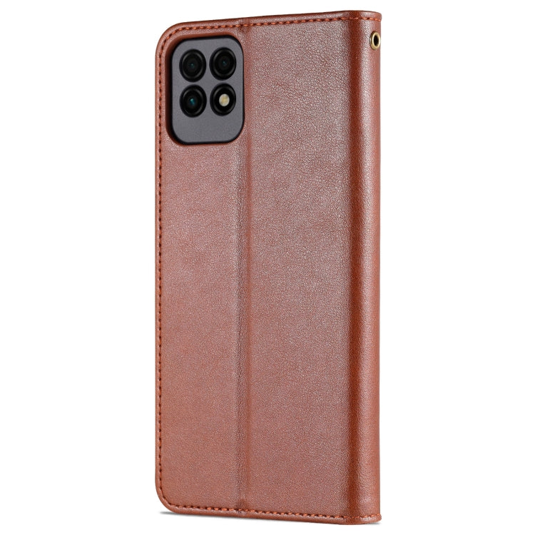 For Huawei Maimang 10 SE 5G AZNS Sheepskin Texture Horizontal Flip Leather Case with Holder & Card Slots & Wallet(Brown) by AZNS